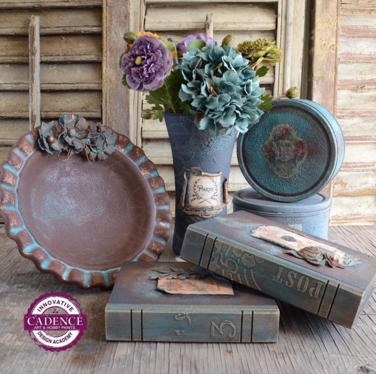Pasta postarzająca Rusty Patina brązowa 150ml RP01 Cadence