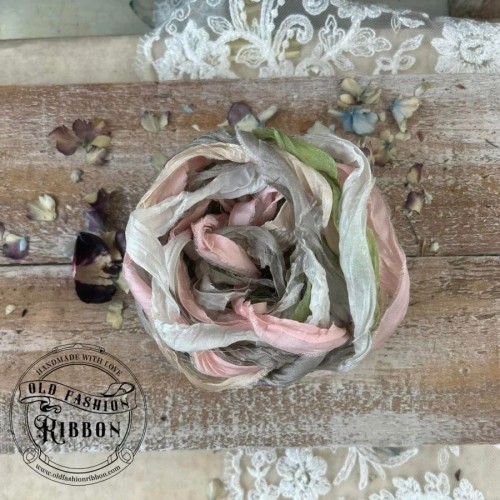Zestaw gniecionych wstążek vintage Lovely Memories ALCH-01 Old Fashion Ribbon