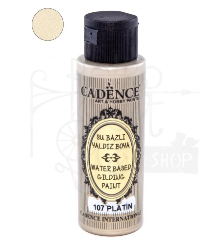 Farba akrylowa metalizowana Gilding 70ml platyna FMDZ107-70 Cadence