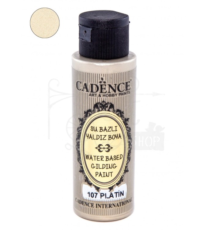 Farba akrylowa metalizowana Gilding 70ml platyna FMDZ107-70 Cadence