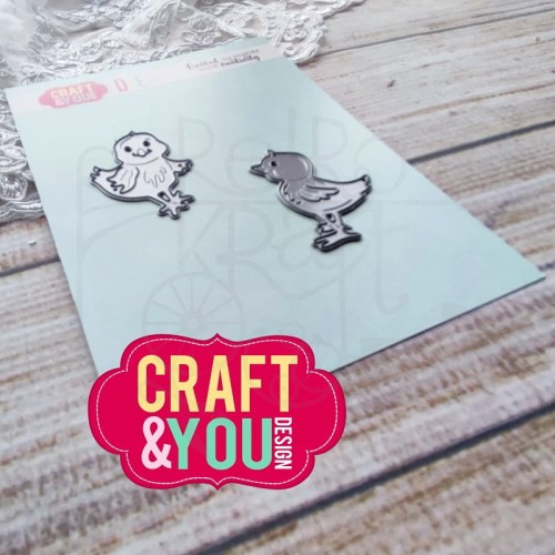 Wykrojnik Chicks kurczaczki 2szt CW015 Craft&amp;You Design
