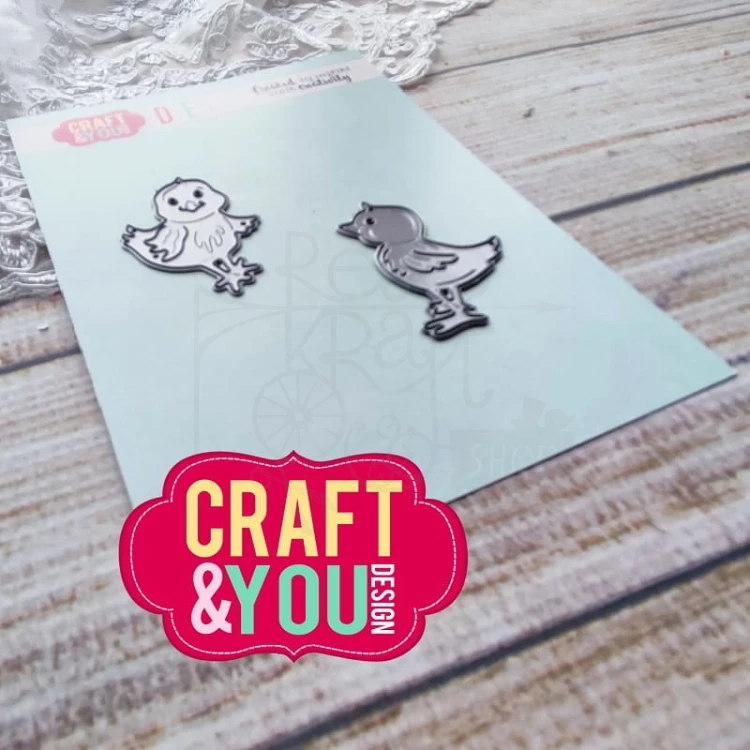 Wykrojnik Chicks kurczaczki 2szt CW015 Craft&amp;You Design