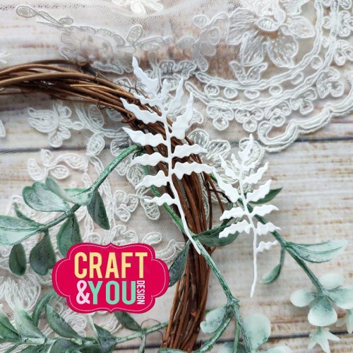 Wykrojnik Polypody set 2 paprotki 2 CW230 Craft&amp;You Design