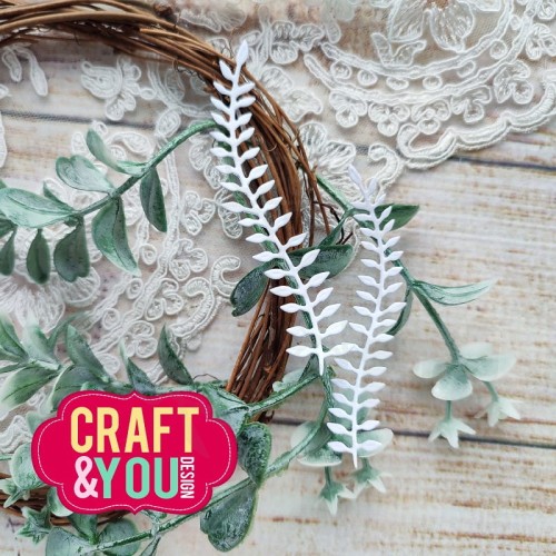 Wykrojnik Polypody set 1 Paprotki 1 CW228 Craft&amp;You Design