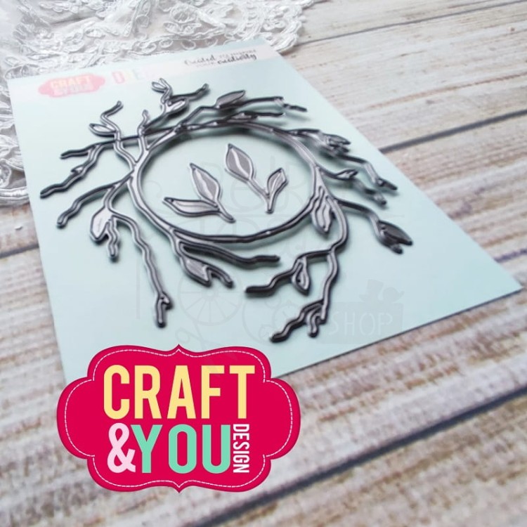 Wykrojnik Wreath Wianek CW226 Craft&amp;You Design