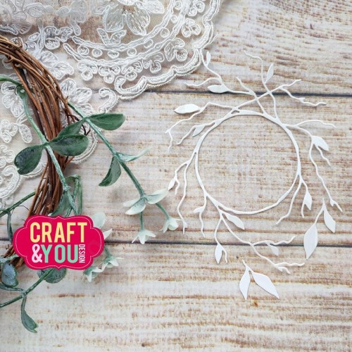 Wykrojnik Wreath Wianek CW226 Craft&amp;You Design