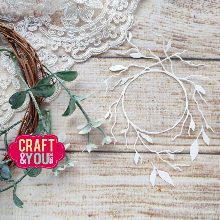Wykrojnik Wreath Wianek CW226 Craft&amp;You Design