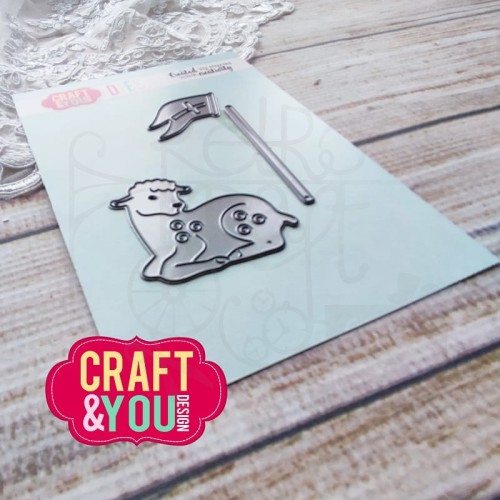 Wykrojnik Easter Lamb Baranek CW223 Craft&amp;You Design