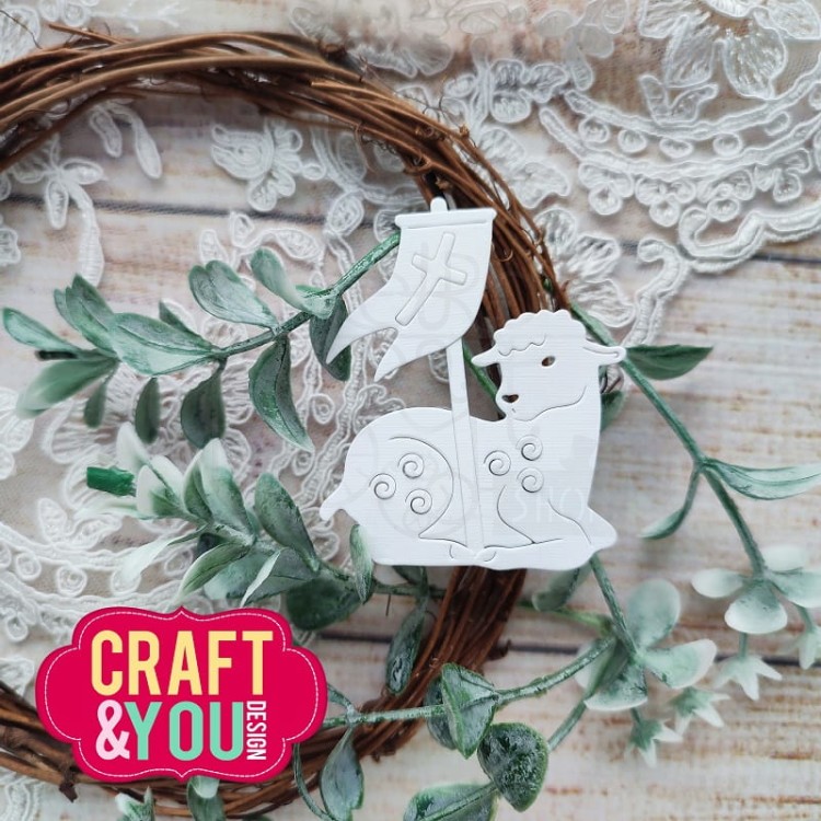 Wykrojnik Easter Lamb Baranek CW223 Craft&amp;You Design