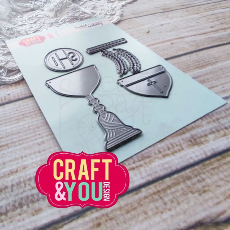 Wykrojnik Chalice Kielich komunijny CW222 Craft&amp;You Design