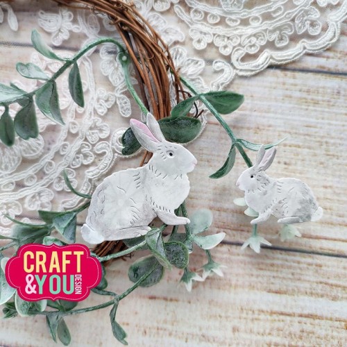 Wykrojnik Rabbits Zajączki CW220 Craft&amp;You Design