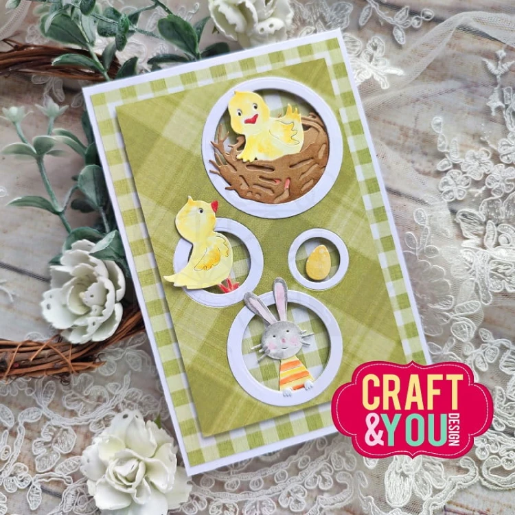Wykrojnik Bunnies Króliczki CW218 Craft&amp;You Design