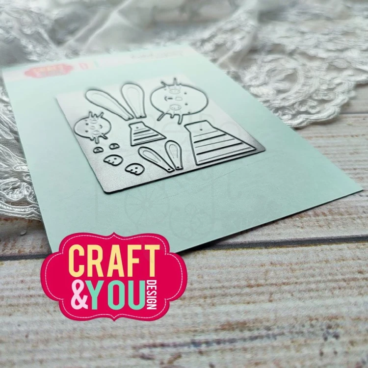 Wykrojnik Bunnies Króliczki CW218 Craft&amp;You Design