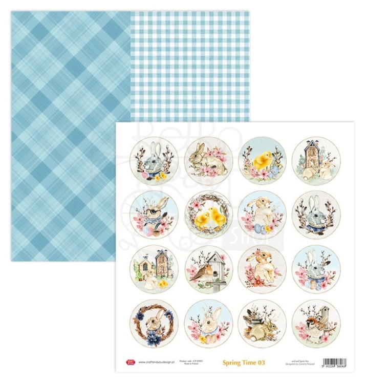 Papier 30x30 Spring Time 03 CP-SPR03 Craft&amp;You Design