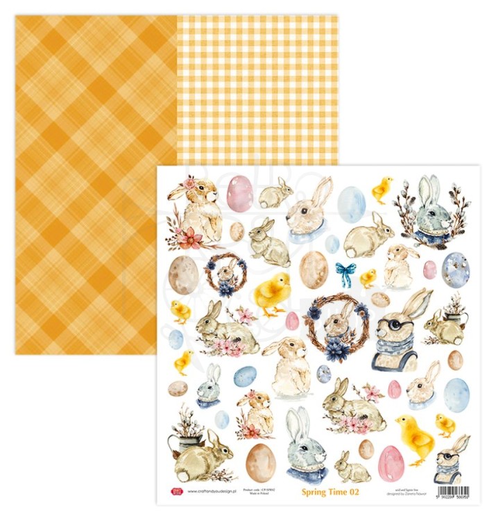 Papier 30x30 Spring Time 02 CP-SPR02 Craft&amp;You Design