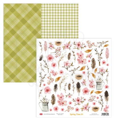 Papier 30x30 Spring Time 01 CP-SPR01 Craft&amp;You Design