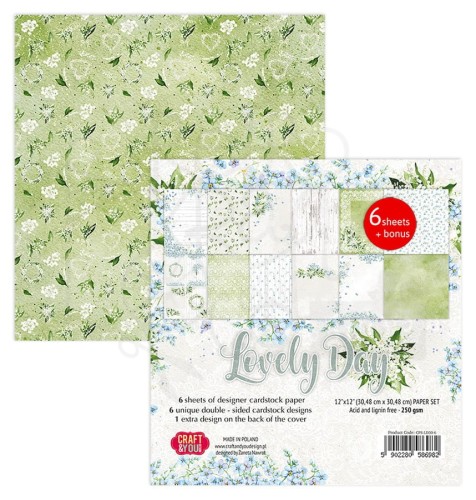 Zestaw papierów 30x30 Lovely Day CPS-LD30-6 Craft&amp;You Design