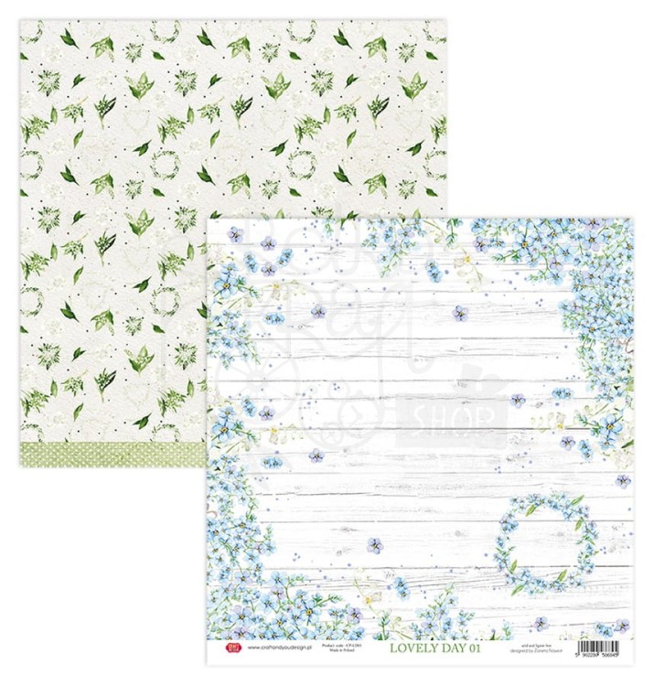 Zestaw papierów 30x30 Lovely Day CPS-LD30-6 Craft&amp;You Design