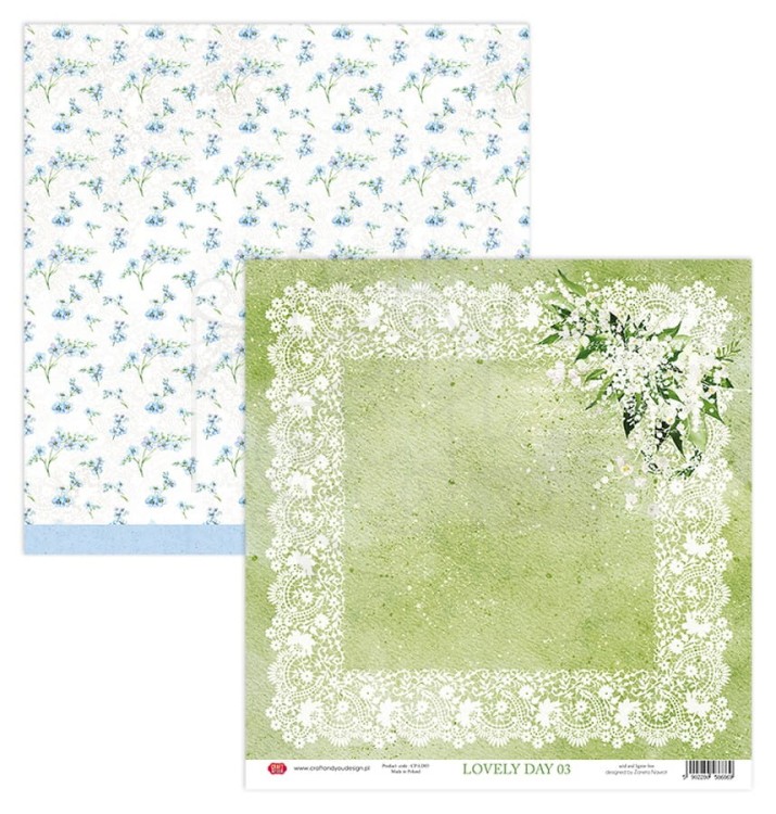 Zestaw papierów 30x30 Lovely Day CPS-LD30-6 Craft&amp;You Design