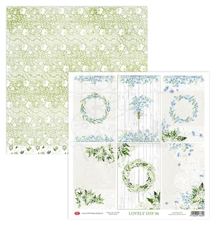 Zestaw papierów 30x30 Lovely Day CPS-LD30-6 Craft&amp;You Design