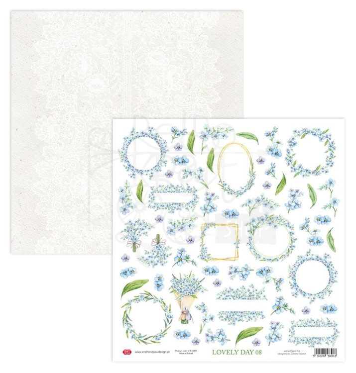 Papier 30x30 Lovely Day 08 CP-LD08 Craft&amp;You Design
