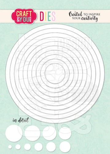 Wykrojnik Circles Koła CW191 Craft&amp;You Design