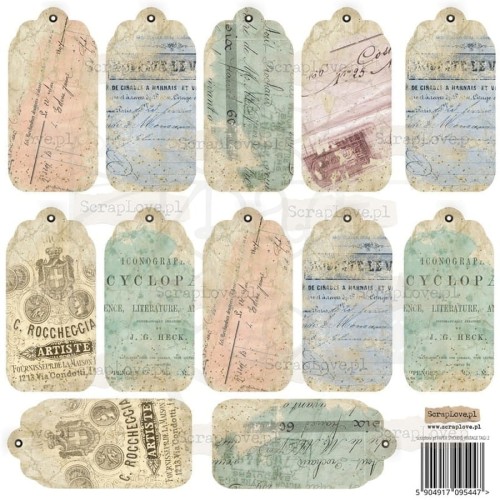 Naklejki do scrapbookingu i art journalingu Vintage - Tagi 2 - ScrapLove