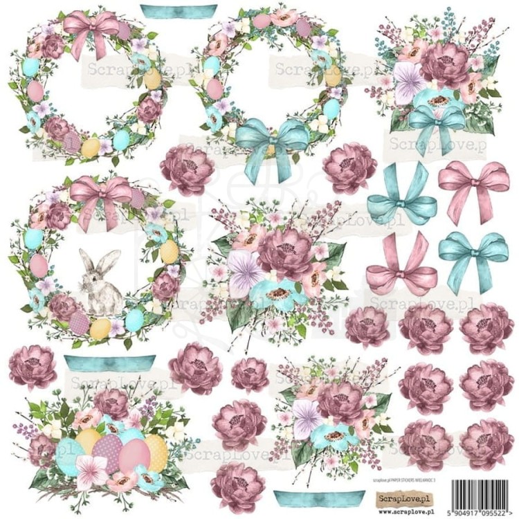 Naklejki do scrapbookingu i art journalingu Wielkanoc 3 - ScrapLove