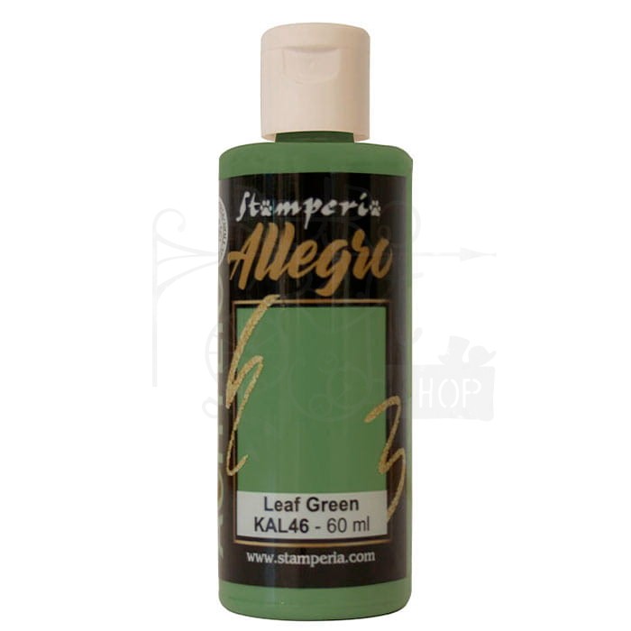 Farba akrylowa Allegro Zielony liść 60ml KAL46 Stamperia