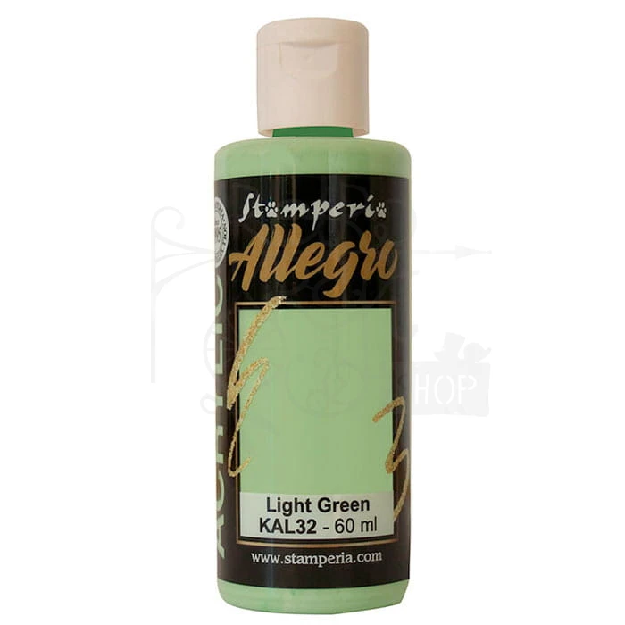 Farba akrylowa Allegro Zielony jasny 60ml KAL32 Stamperia