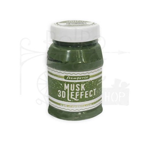 Pasta efekt mchu 3D ciemna zieleń 100ml K3P65 Stamperia
