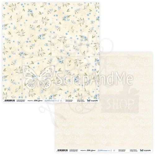 Papier 30x30 Celebrations Blue 2 11/12 CB2-11/12 ScrapAndMe