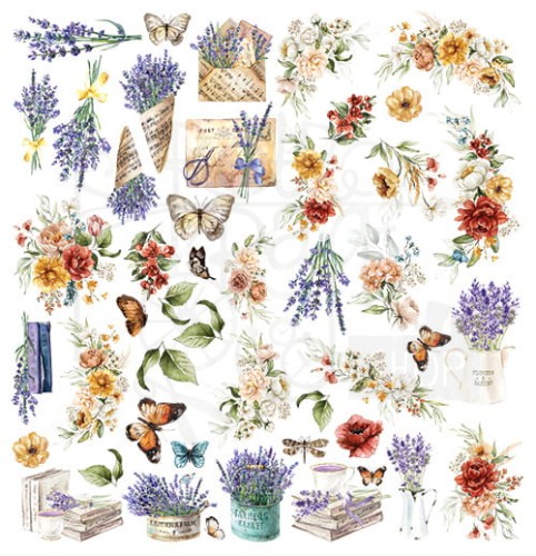 Zestaw papierów 30x30 The Provence Weekend AA-TPW-07 Alchemy of Art