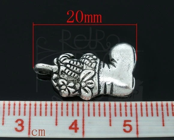 Skarpeta metalowa srebrna