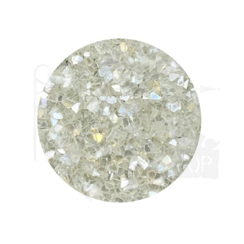 Kamyczki błyszczące Glamour Sparkles Białe 40g K3GGS01 Stamperia