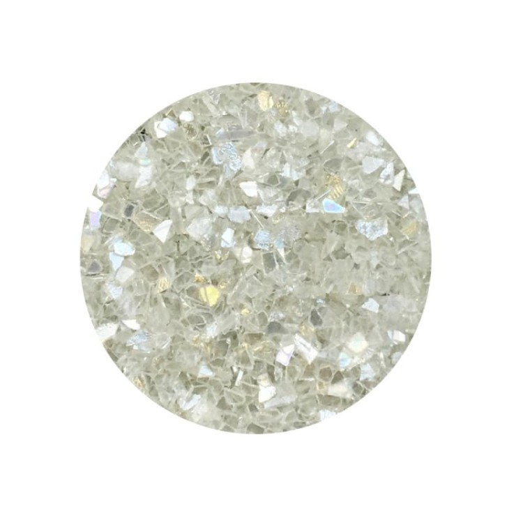 Kamyczki błyszczące Glamour Sparkles Białe 40g K3GGS01 Stamperia