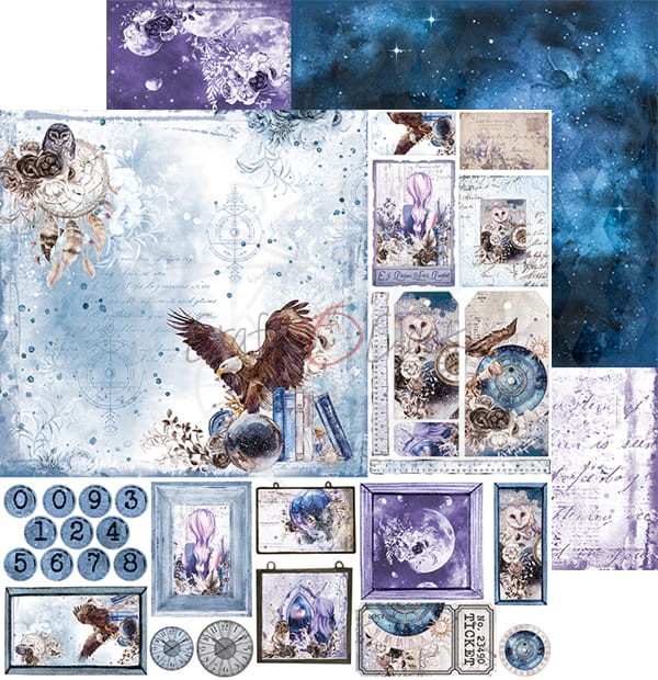 Zestaw startowy 30x30 Velvet Dreams CC-AK03-VD Craft O'Clock