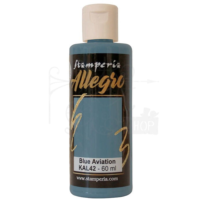 Farba akrylowa Allegro Blue Aviation Niebieski lotniczy KAL42 Stamperia