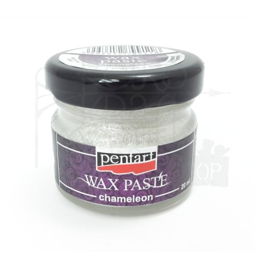 Pasta woskowa chameleon białe srebro 20ml 4607 Pentart