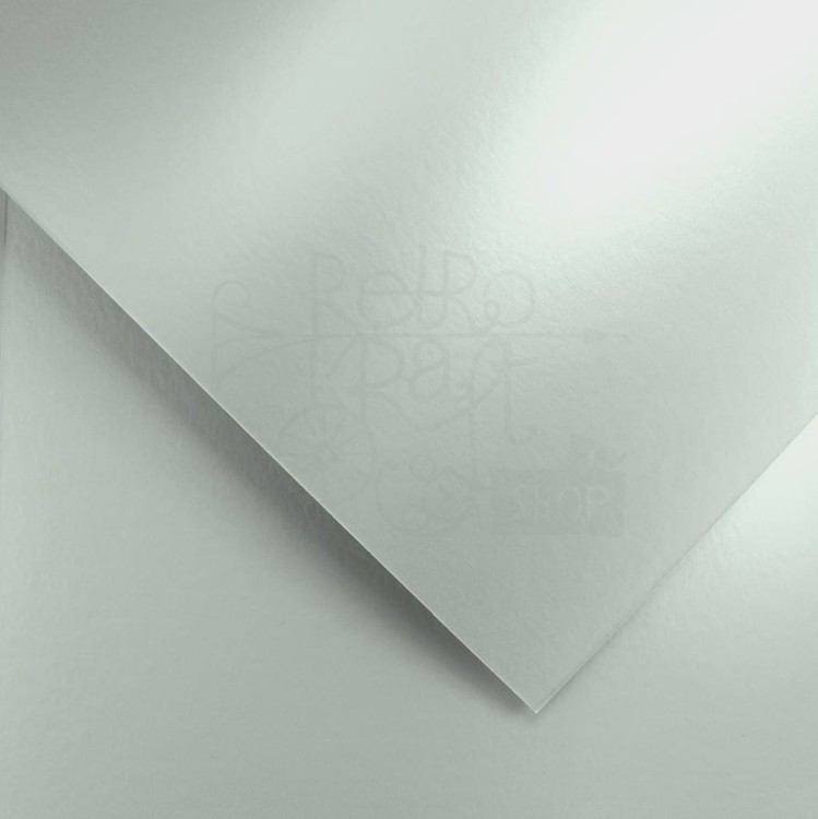 Arkusz papieru Karton ozdobny Millenium srebrny A4 180g Galeria Papieru