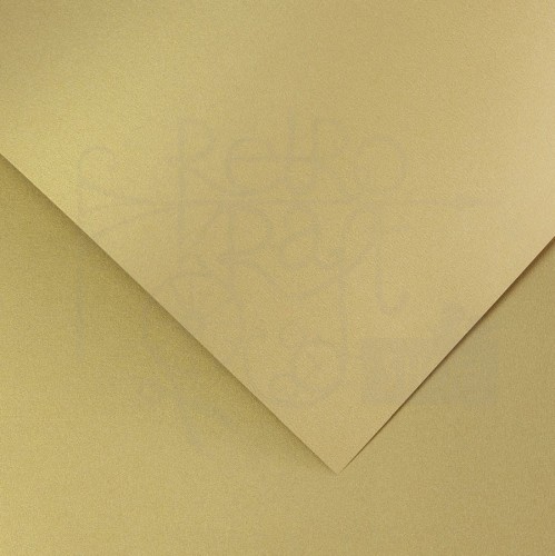 Arkusz papieru Karton ozdobny Iceland złoty A4 220g Galeria Papieru