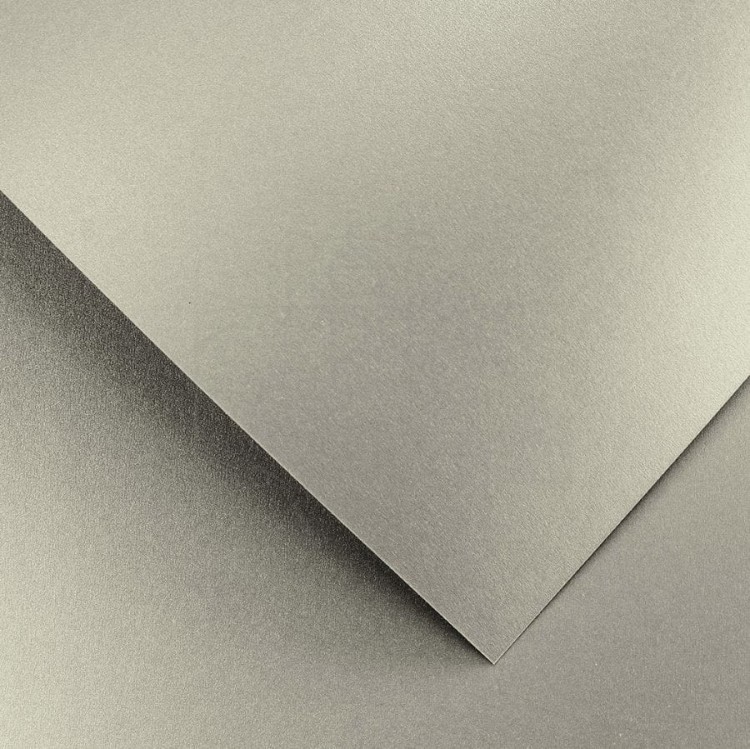Arkusz papieru Karton ozdobny Pearl srebrny A4 250g Galeria Papieru