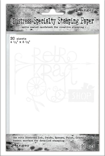 Papier Distress Specialty Stamping Paper 20szt Tim Holtz TDA42099 Ranger