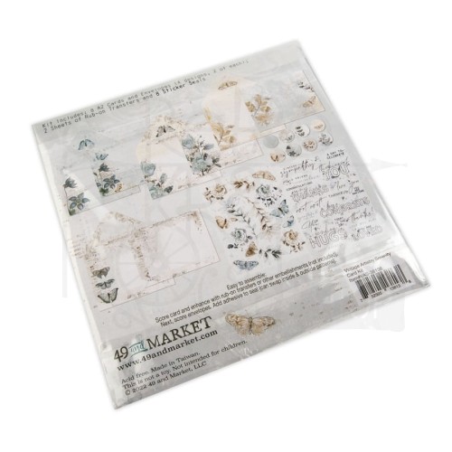 Zestaw karty koperty rub-ons Serenity Card Kit 18szt VAS38138 49 and Market