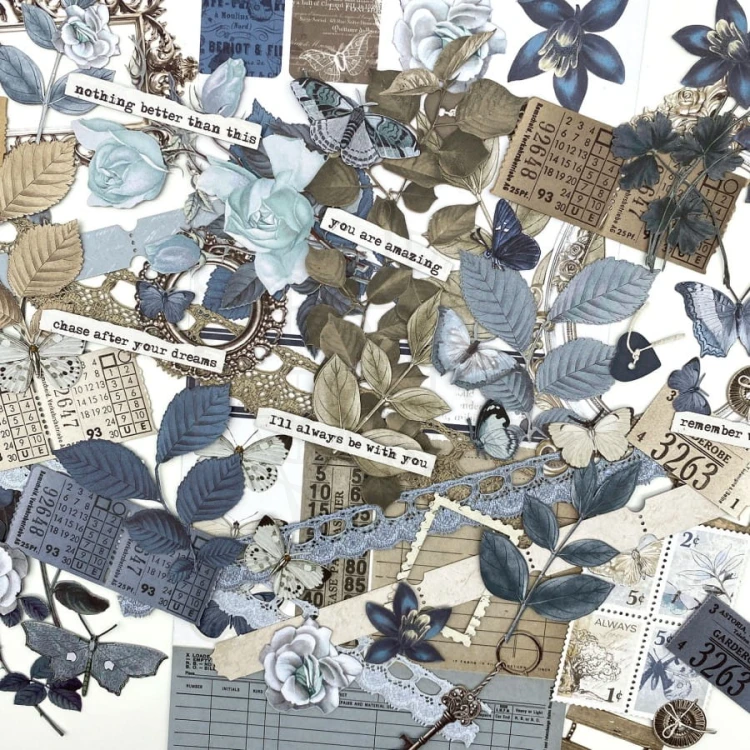 Zestaw Die cuts Serenity 60 elem VAS38046 49 and Market