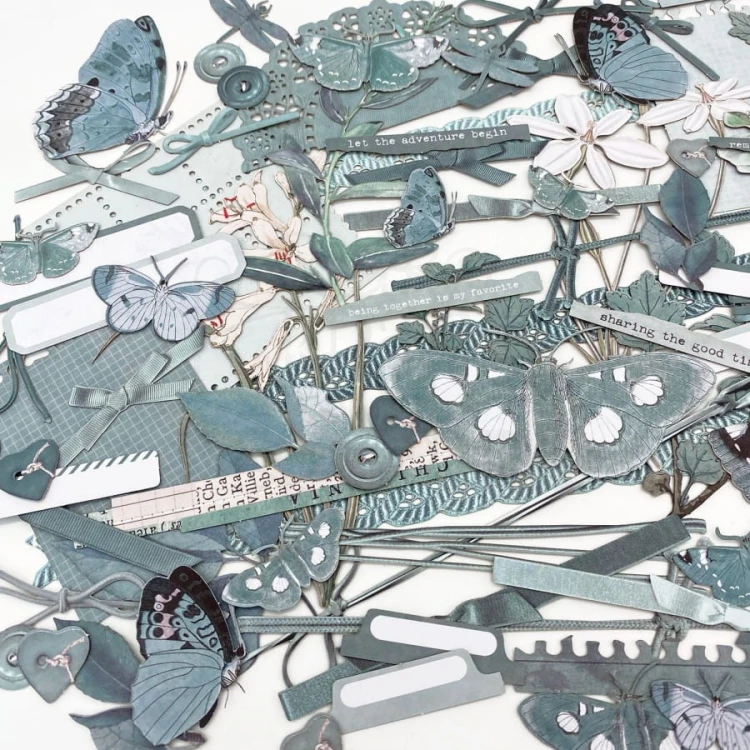 Zestaw Die cuts Eucalyptus 107 elementów CSE39913 49 and Market