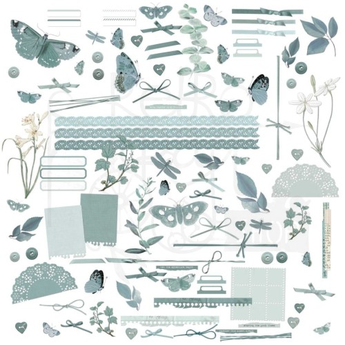 Zestaw Die cuts Eucalyptus 107 elementów CSE39913 49 and Market