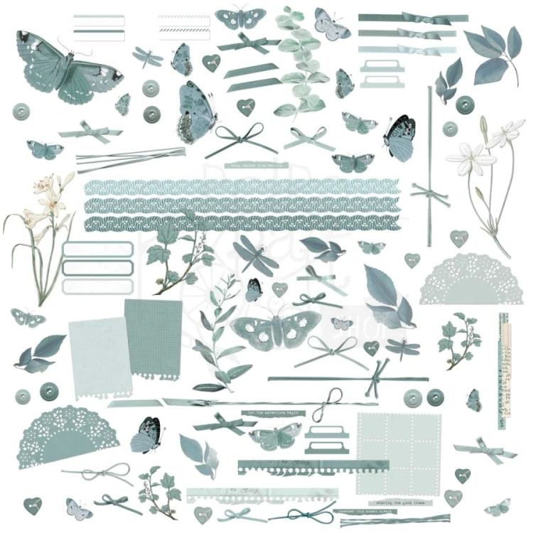 Zestaw Die cuts Eucalyptus 107 elementów CSE39913 49 and Market