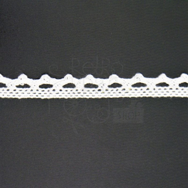 Koronka biała szerokość 12mm - 1mb