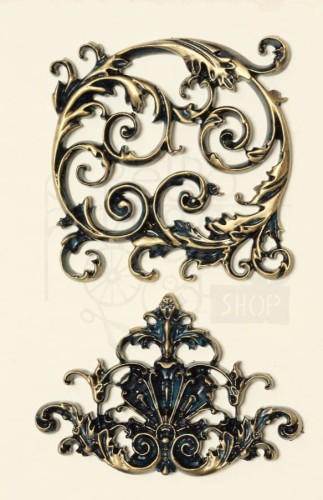 Foremka silikonowa 20x13 Ornament Claudette LBMF058 LaBlanche